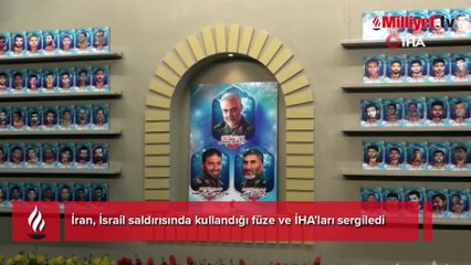 İran, İsrail saldırısında kullandığı füze ve İHA’ları sergiledi