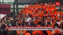 Jorge Álvarez Máynez asevera que su campaña es la única que está en ascenso