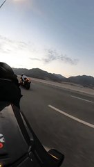 Bike rider race enjoying