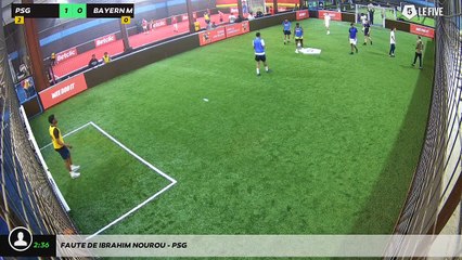 Faute de Ibrahim Nourou - PSG