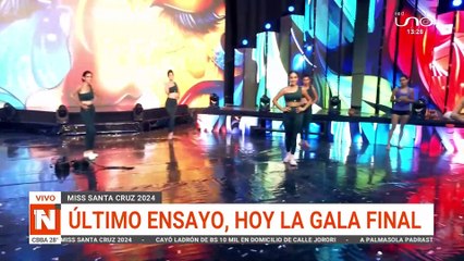 ultimo ensayo miss santa cruz