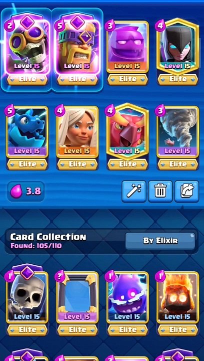 Elixir Golem deck  #clashroyale #shorts-