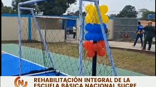 Aragua | Bricomiles recupera infraestructura de la Escuela Básica Nacional Sucre