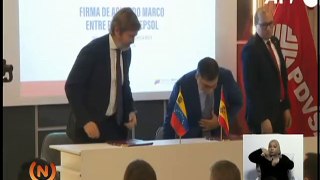 Venezuela y Repsol firman nuevos acuerdos para el desarrollo integral de los campos petroleros