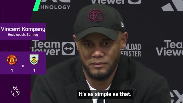 Kompany believes in Burnley after impressive United draw