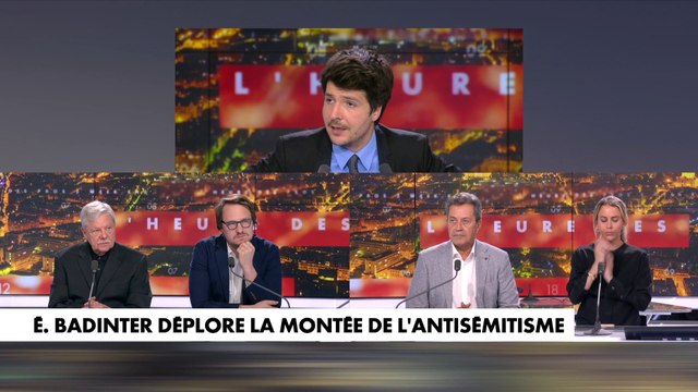 Débat en plateau sur les propos d'Élisabeth Badinter qui déplore la montée de l'antisémitisme