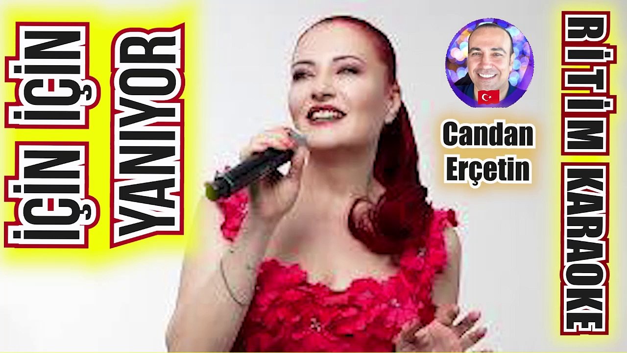 İçin İçin Yanıyor - Candan Erçetin ✩ Ritim Karaoke Orijinal Trafik (Muhayyer Kürdi Sebare TSM)