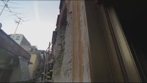Napoli, esplosione ai Quartieri Spagnoli: crolla un muro al quinto piano - Video