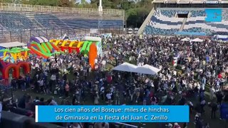 Los 100 años del Bosque: miles de hinchas de Gimnasia en la fiesta del Juan C. Zerillo
