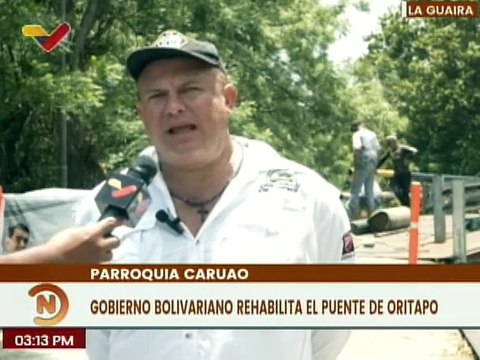 La Guaira | Gobierno Nacional realiza trabajos de rehabilitación del Puente Oritapo