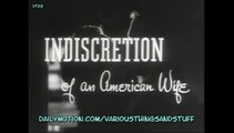 Indiscretion of an American Wife .. Jennifer Jones, Montgomery, Gino Cervi   1953   B&W