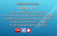 Salmo 69 Salmo mesiánico de David El celo de la casa de Jehová le consumió La afrenta ha quebrantado Su corazón Le dan a beber hiel y vinagre Es perseguido Salvará a Sion.