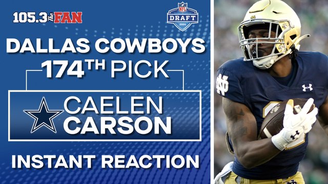 Cowboys Draft Caelen Carson, Wake Forest CB With 174th Pick | NFL Draft 2024