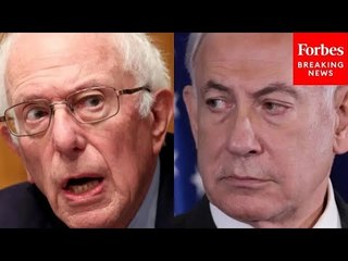 Bernie Sanders Releases Video Rebutting Israel's Netanyahu: 'It Is Not Antisemitic To Point Out...'