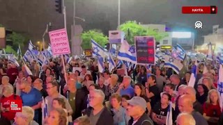 İsrailliler, Netanyahu hükümetinin istifası ve erken seçime gidilmesi talebiyle gösteri düzenledi