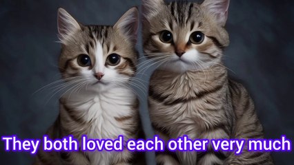 Sad CAt Story # cute cat break up with his girlfriend #cat #ai cat