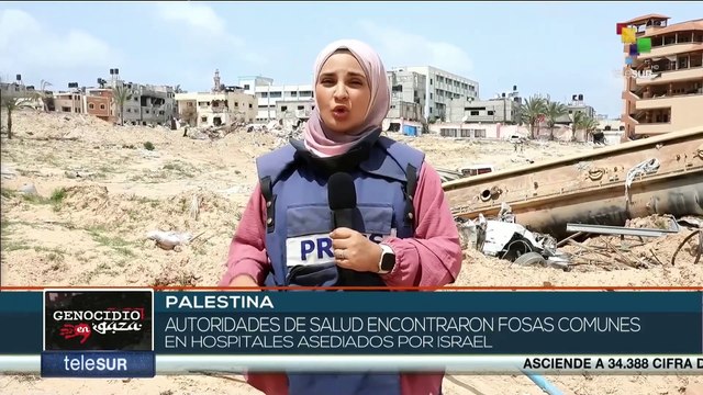 Fallecidos en Centro Médicos en Gaza son enterrados en fosas comunes