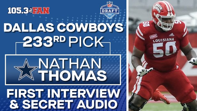 Nathan Thomas First Interview + Secret Audio | 2024 NFL Draft