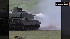 ビデオ：英国が将来の戦車の火力テストを完了