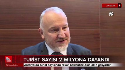 Antalya'da turist sayısında rekor beklentisi