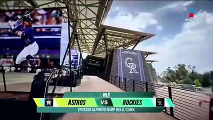 Jugadores de Astros y Rockies probaron un buen taco