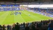 Peterborough United lap of honour following final League One game of the season