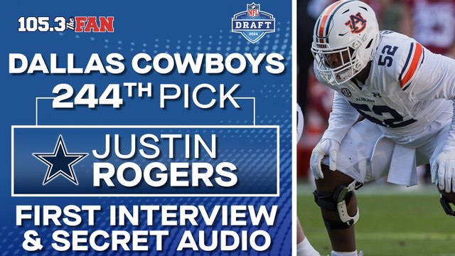Justin Rogers First Interview + Secret Audio | 2024 NFL Draft