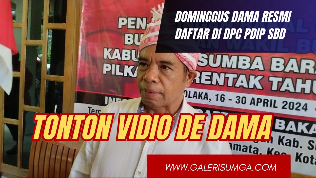 Dominggus Dama Resmi Daftarkan diri Sebagai Bakal Calon Bupati di DPC PDIP SBD