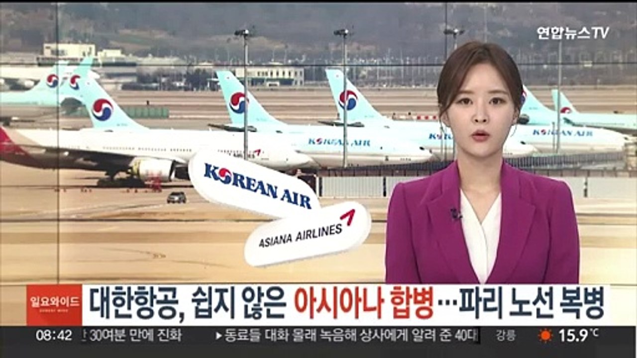 대한항공, 쉽지 않은 아시아나 합병…파리 노선 복병 만나