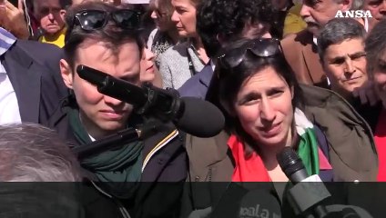 25 aprile a Milano, Schlein: "Celebriamo chi si e' sacrificato per la costituzione"