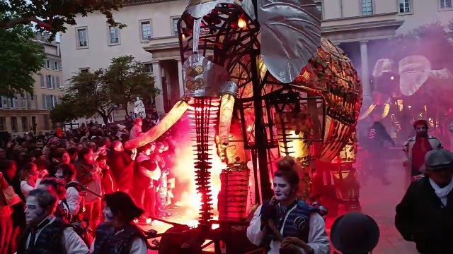 AIX - CARNAVAL TROIS ÉLÉPHANTS PASSENT… par la Compagnie Oposito 27AV2024 hd