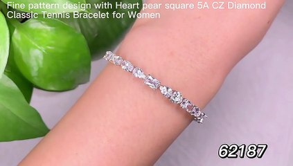 Download Video: 4mm Cubic Zirconia Men Gold Silver Color Hand Chain CZ Chain Tennis Bracelet Chain Bracelets for Women PRODUCTS