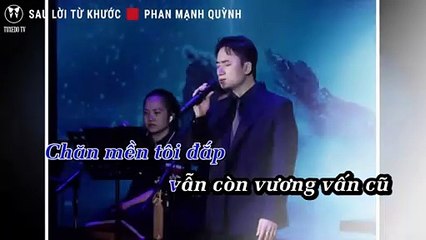 SAU LỜI TỪ KHƯỚC - PHAN MẠNH QUỲNH | KARAOKE NHẠC TRẺ | BEAT TONE NAM COVER | OST MAI THEME SONG