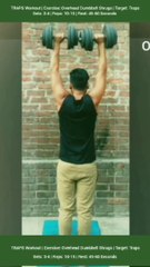 ❌ DUMBBELL OVERHEAD SHRUGS ✔️ What's the best exercise for TRAPS? #heermlgangaputra #naturalbodybuilding