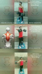 3 Best TRAP Workouts with Dumbbells #heermlgangaputra #naturalbodybuilding