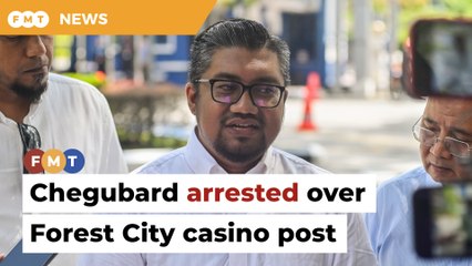 Chegubard arrested over posting on Forest City casino, says lawyer