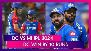 DC vs MI IPL 2024 Stat Highlights: Delhi Capitals Secure Fifth Win Of Season