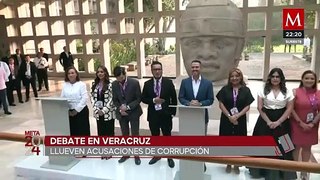 Así culminó el primer debate por la gubernatura de Veracruz