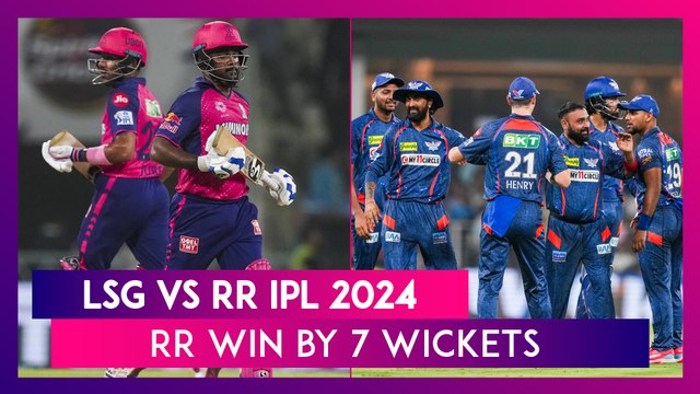 LSG vs RR IPL 2024 Stat Highlights: Rajasthan Royals Register Easy Win Over Lucknow Super Giants