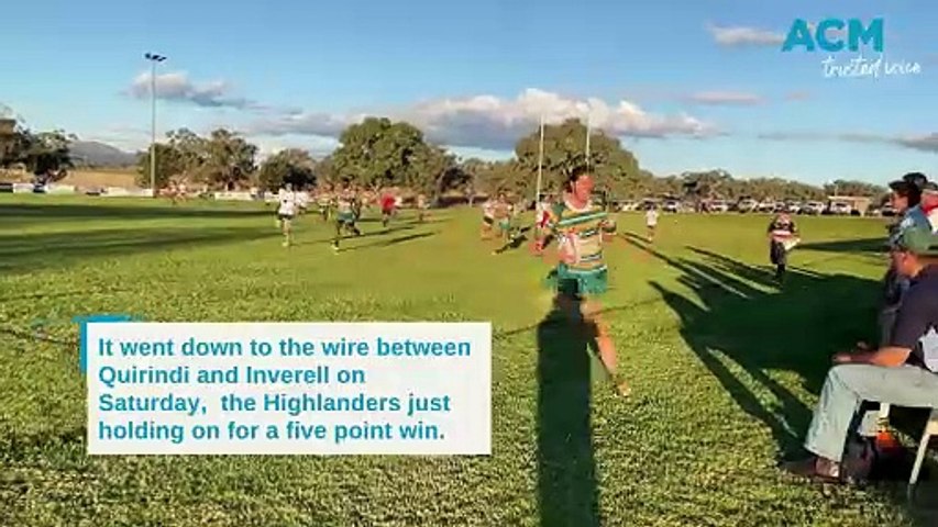 Highlights from the round 4 clash at Quirindi Rugby Park on Saturday April 27.