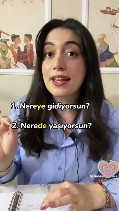 الفرق بين Nerede و Nereye