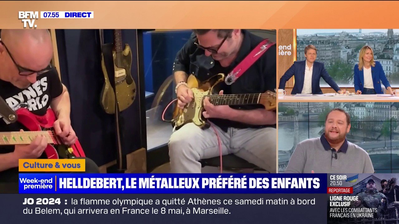 Aldebert, le chanteur préféré des enfants devient "Helldebert" pour faire découvrir le métal aux plus jeunes dans un nouveau volet des "Enfantillages"