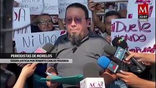 Periodistas de Morelos exigen justicia por muerte de Roberto Carlos Figueroa
