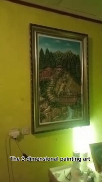 The 3 dimensional painting art