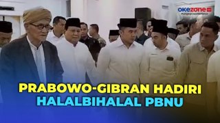 Halalbihalal PBNU, Prabowo Subianto Hadir Ditemani Gibran Rakabuming