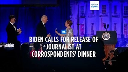 Biden calls for release of journalist at Correspondents' dinner