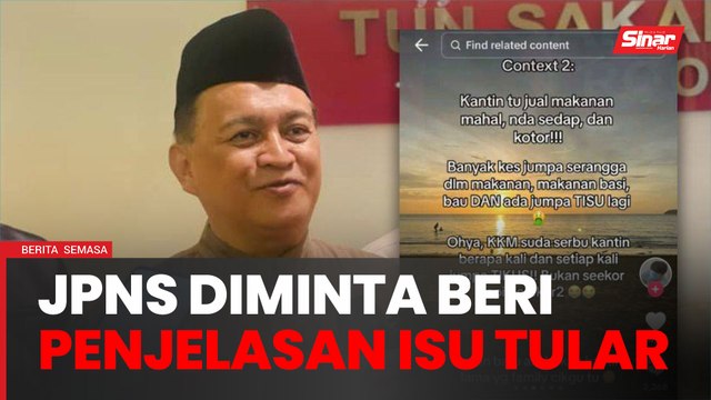 JPNS diminta beri penjelasan kantin sekolah jual makanan tidak bersih