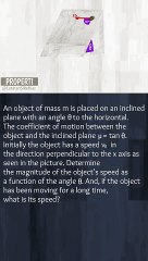 Physics Olympiad #004 [Coin Slides On Slanted Surface]