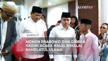 Momen Prabowo-Gibran Tiba di Acara Halal Bihalal Nahdlatul Ulama