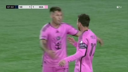 Inter Miami - Messi auteur d'un doublé important contre le New England Revolution